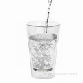 Doppelwandiger Glasbecher mit individuellem Logo